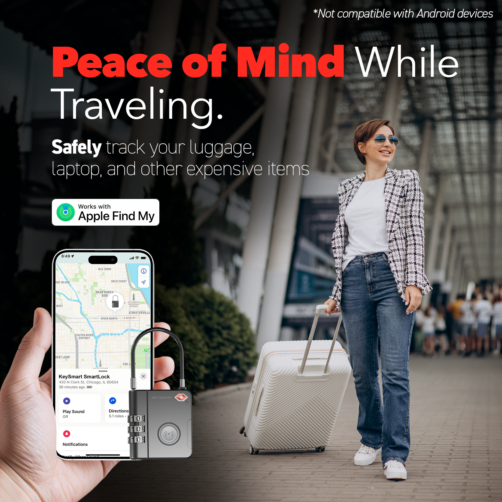 SmartLock | Luggage Lock + Tracking Device