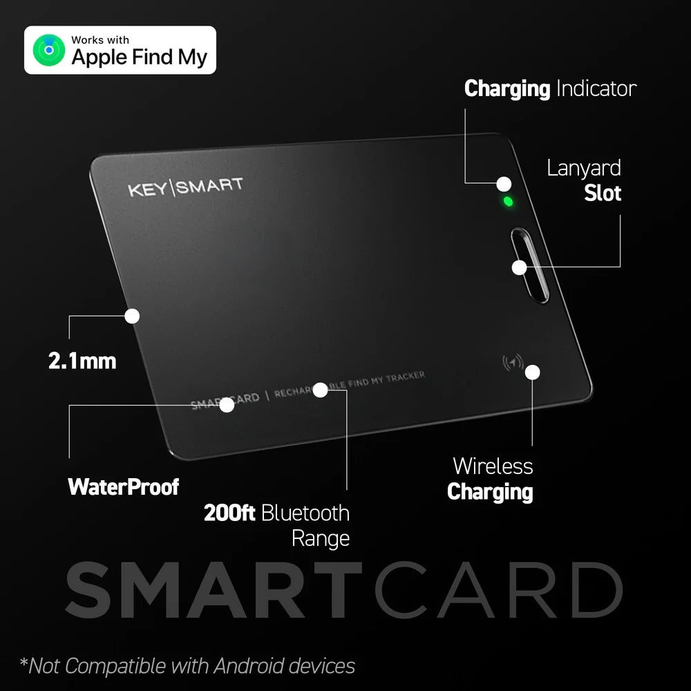 SmartCard Wallet Tracker V2 (Black)