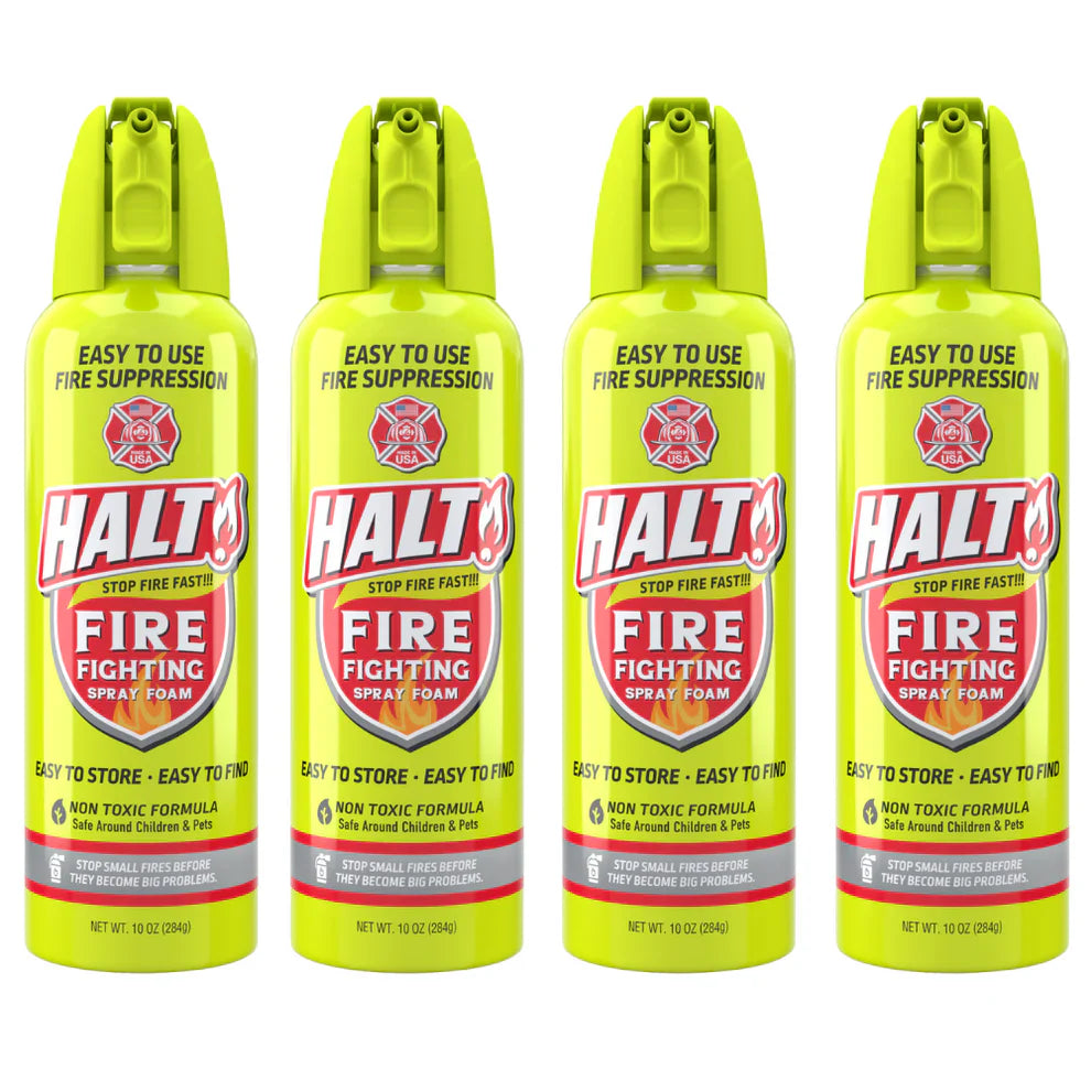 HALT! Fire Fighting Foam Spray (4-pk)