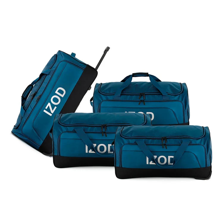 IZOD Katy Travel Duffel 4-Piece Luggage Set – Lightweight Soft