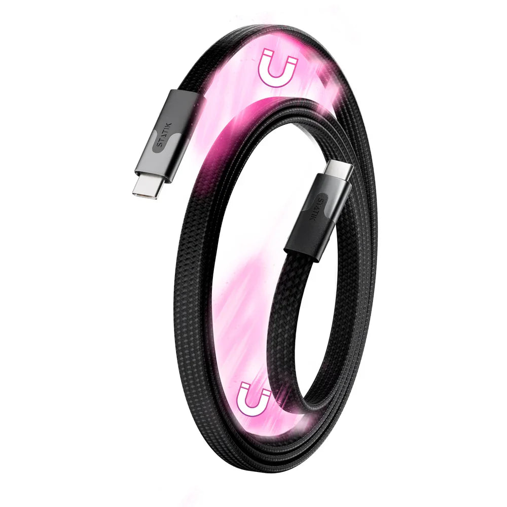 MagStack Slim Pro Cable (Black, USB-C, 1M/3.3ft)