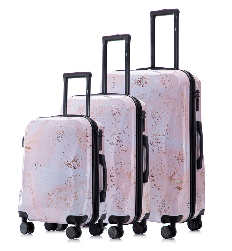 Hard Shell Lightweight 3-Piece Luggage Set - Fairy