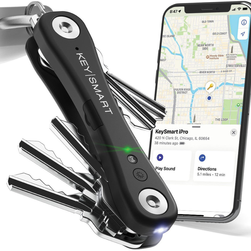 KeySmart® iPro Key Organizer V2 (Black)