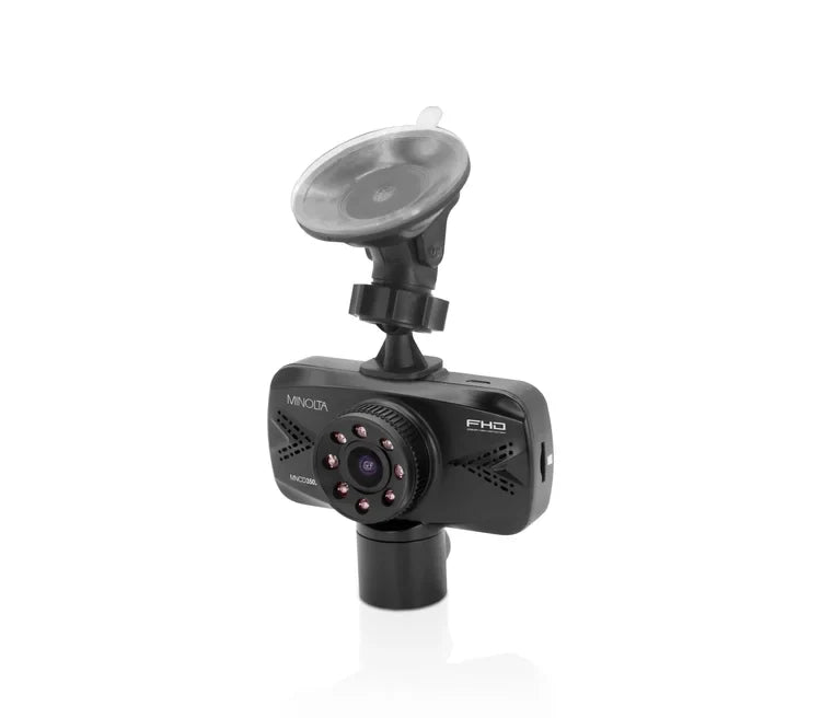 Minolta MNCD355X 2-Channel 1080P Dash Camera w/2.7