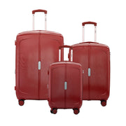 IZOD Mateo Travel 3 Piece Luggage Set - Durable ABS Hard Shell