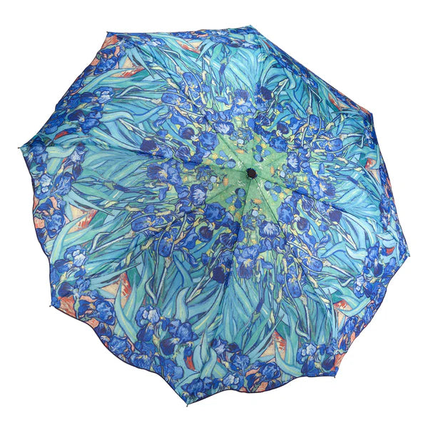 Van Gogh Irises Folding Umbrella