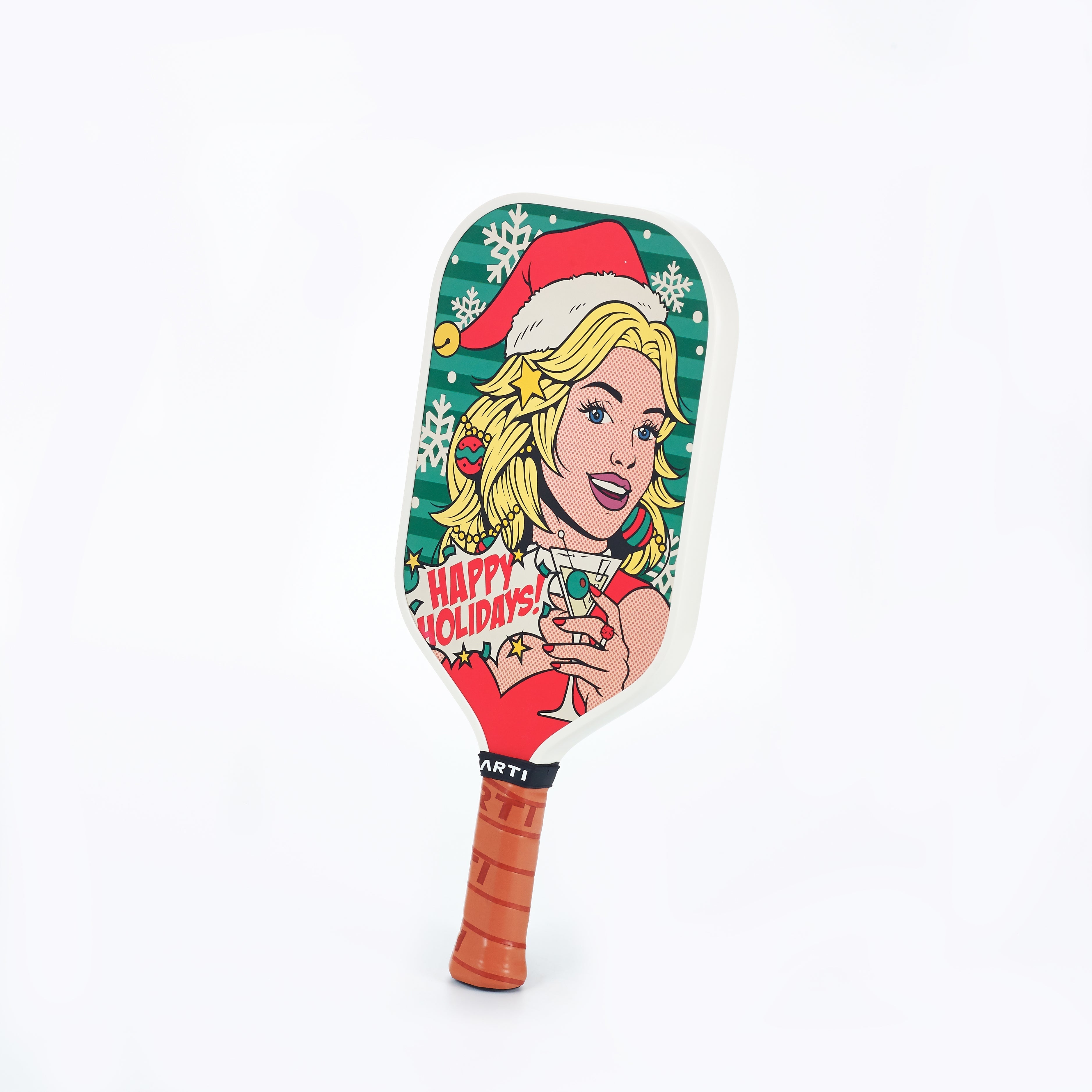 ARTI 16mm Carbon Fiber Kristen&Kristy "Happy Holidays" Paddle