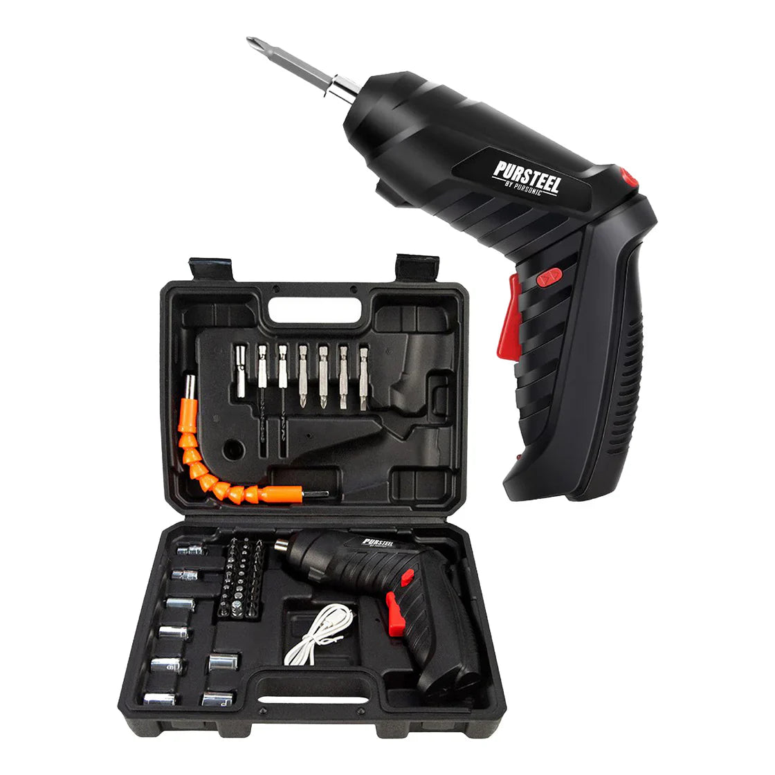 Rechargeable Electric Screwdriver 47 Piece Set – The Ultimate DIY & Repair Tool