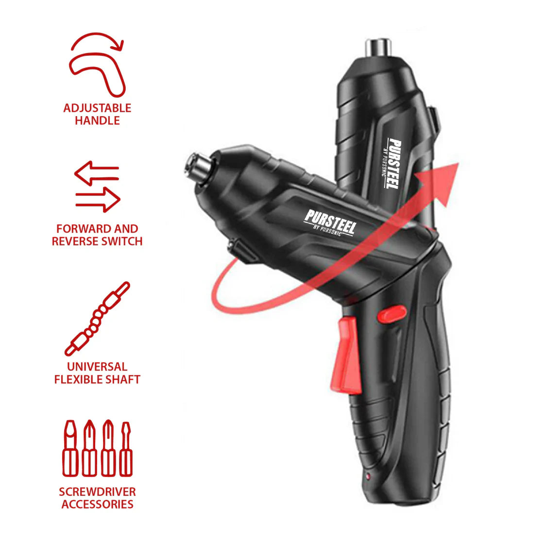 Rechargeable Electric Screwdriver 47 Piece Set – The Ultimate DIY & Repair Tool
