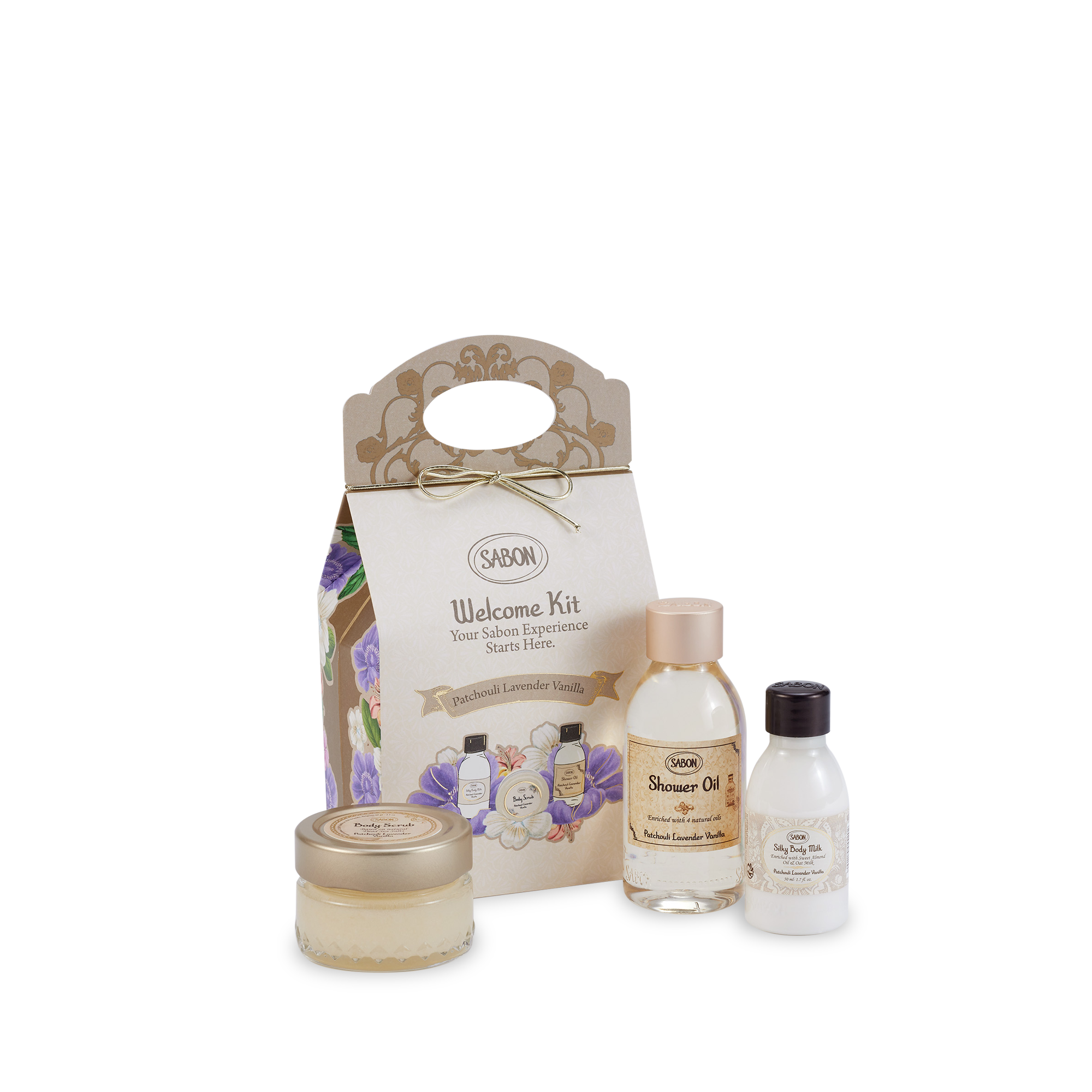 Sabon Discovery Body Ritual Kit Patchouli Lavender Vanilla