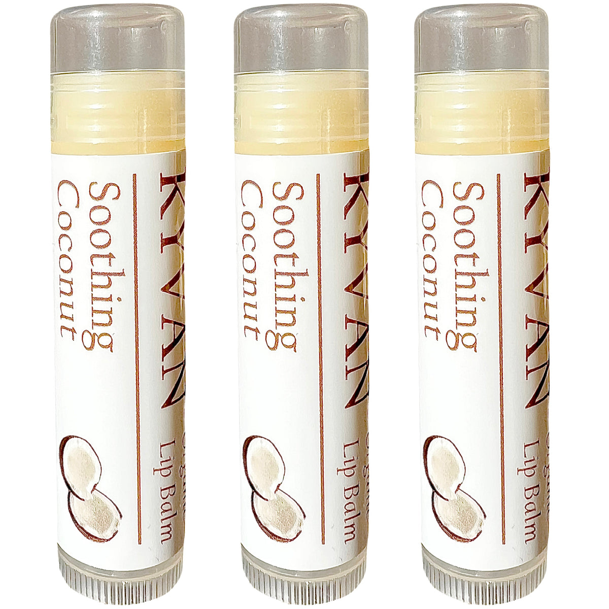 Soothing Coconut+ Fruit Extravaganza Lip Balms - Two Variety 3 Packs