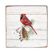 Northern Cardinal Wood Block