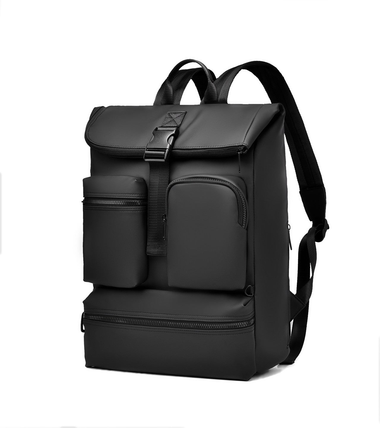 IZOD Milan Modern Roll-Top Travel Carry-On Backpack