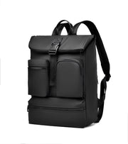 IZOD Milan Modern Roll-Top Travel Carry-On Backpack