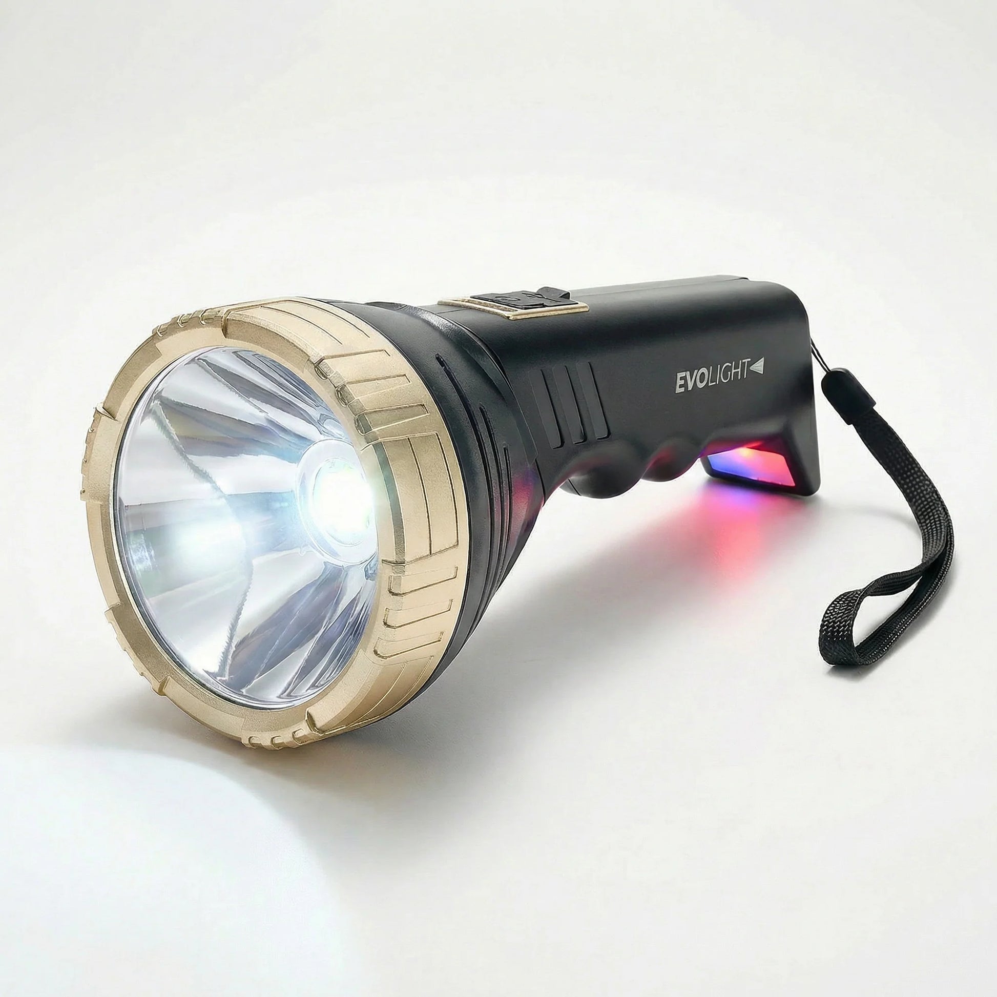 best rechargeable led flashlight for travel 12V Spotlight 1000 and 70 lumens with up to 11.5 hours of continuous runtime (low brightness on a full charge) Evolight Rechargeable LED Flashlight with
