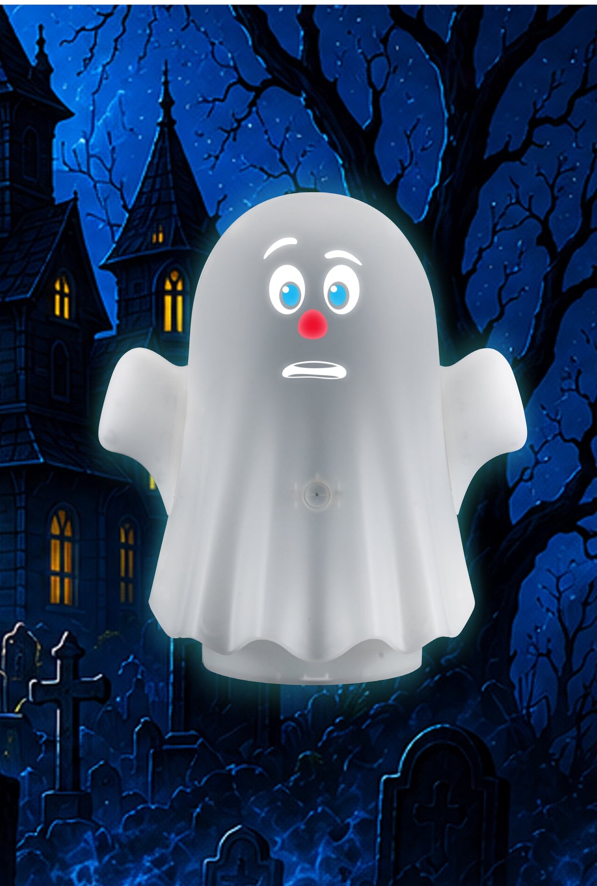 Blink The Talking Animated Ghost with Built in Video Projector and Speaker