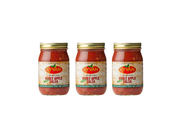 Mild Honey Apple Salsa -  3 Pack