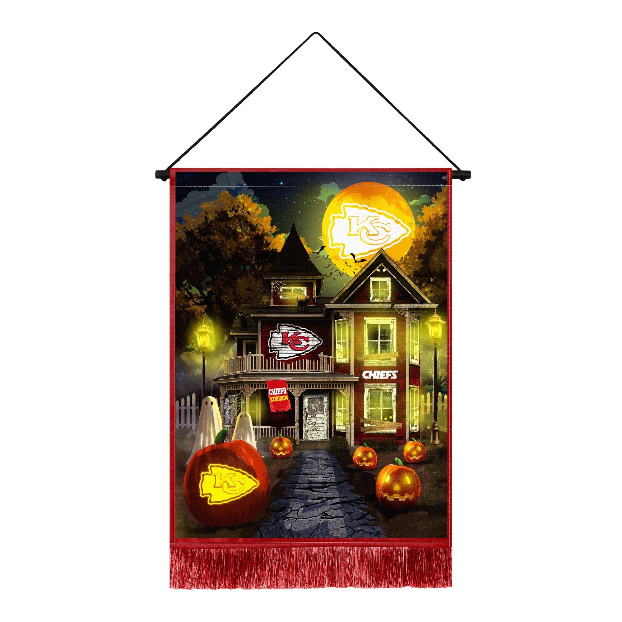 Kansas City Chiefs Winning Streak LED Tapestry Halloween