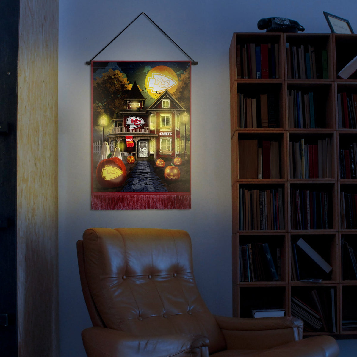Kansas City Chiefs Winning Streak LED Tapestry Halloween