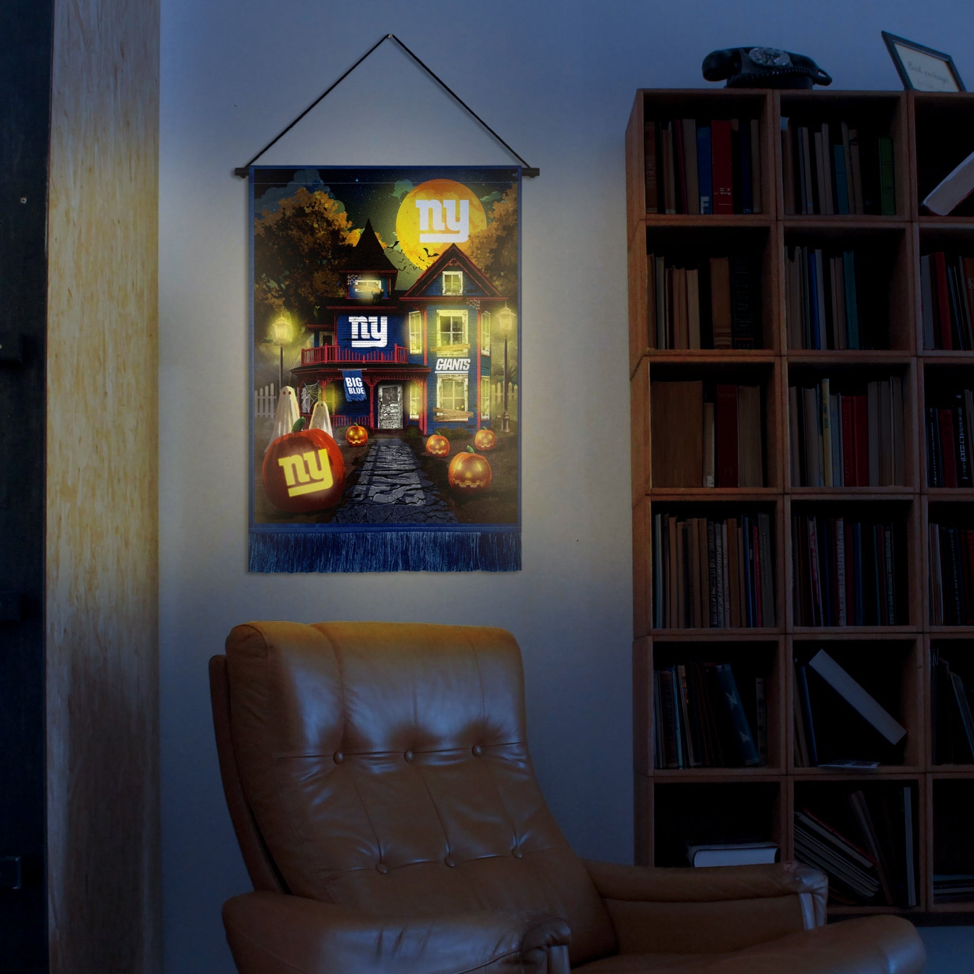 New York Giants Winning Streak LED Tapestry Halloween