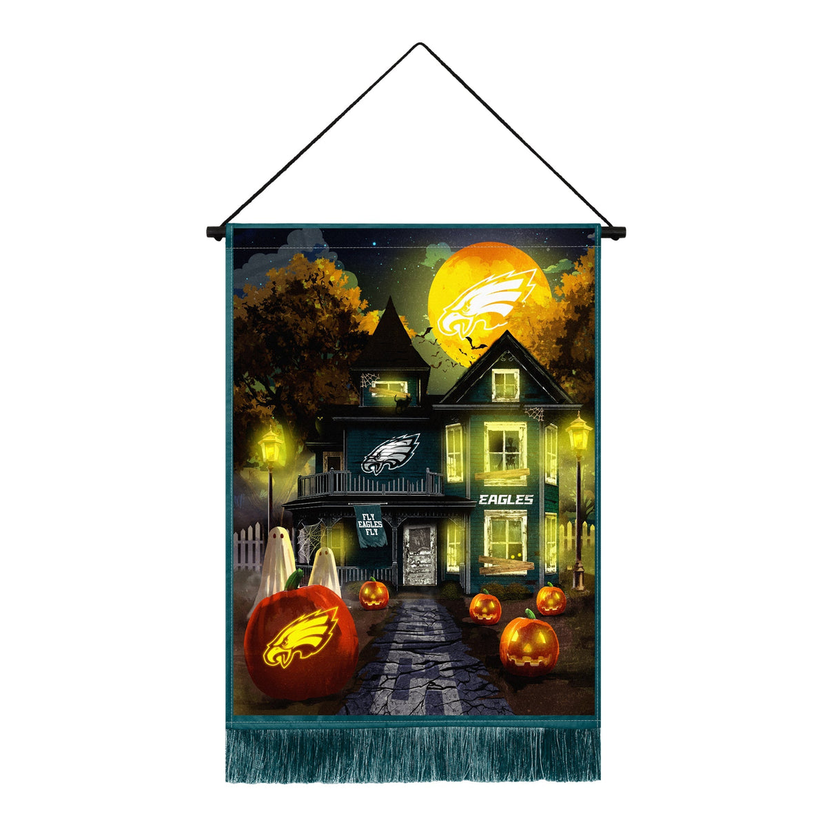 Philadelphia Eagles Winning Streak LED Tapestry Halloween