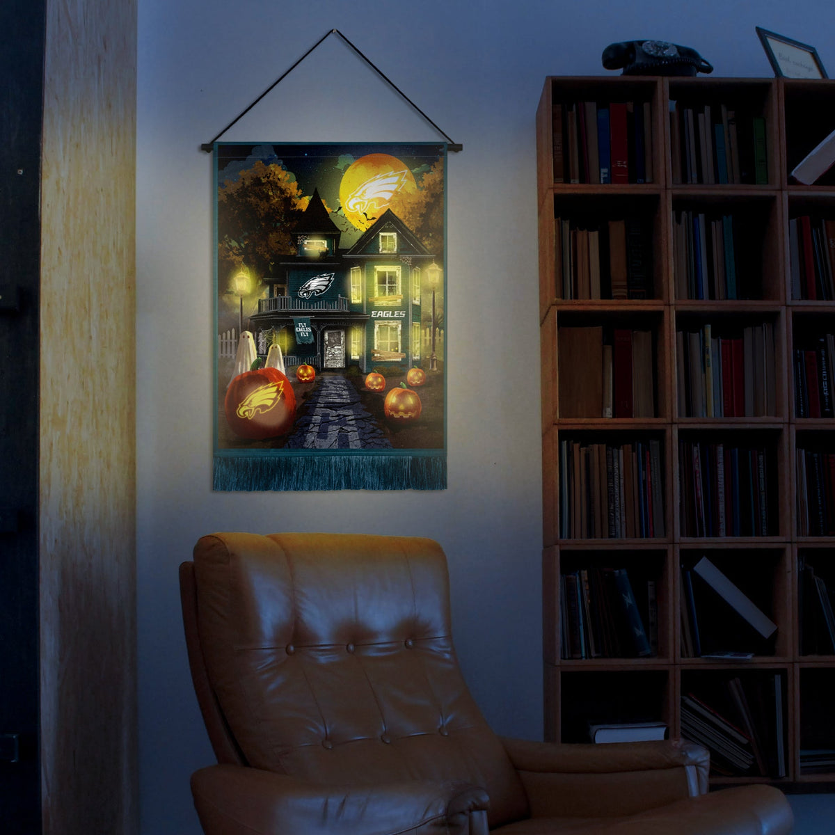 Philadelphia Eagles Winning Streak LED Tapestry Halloween