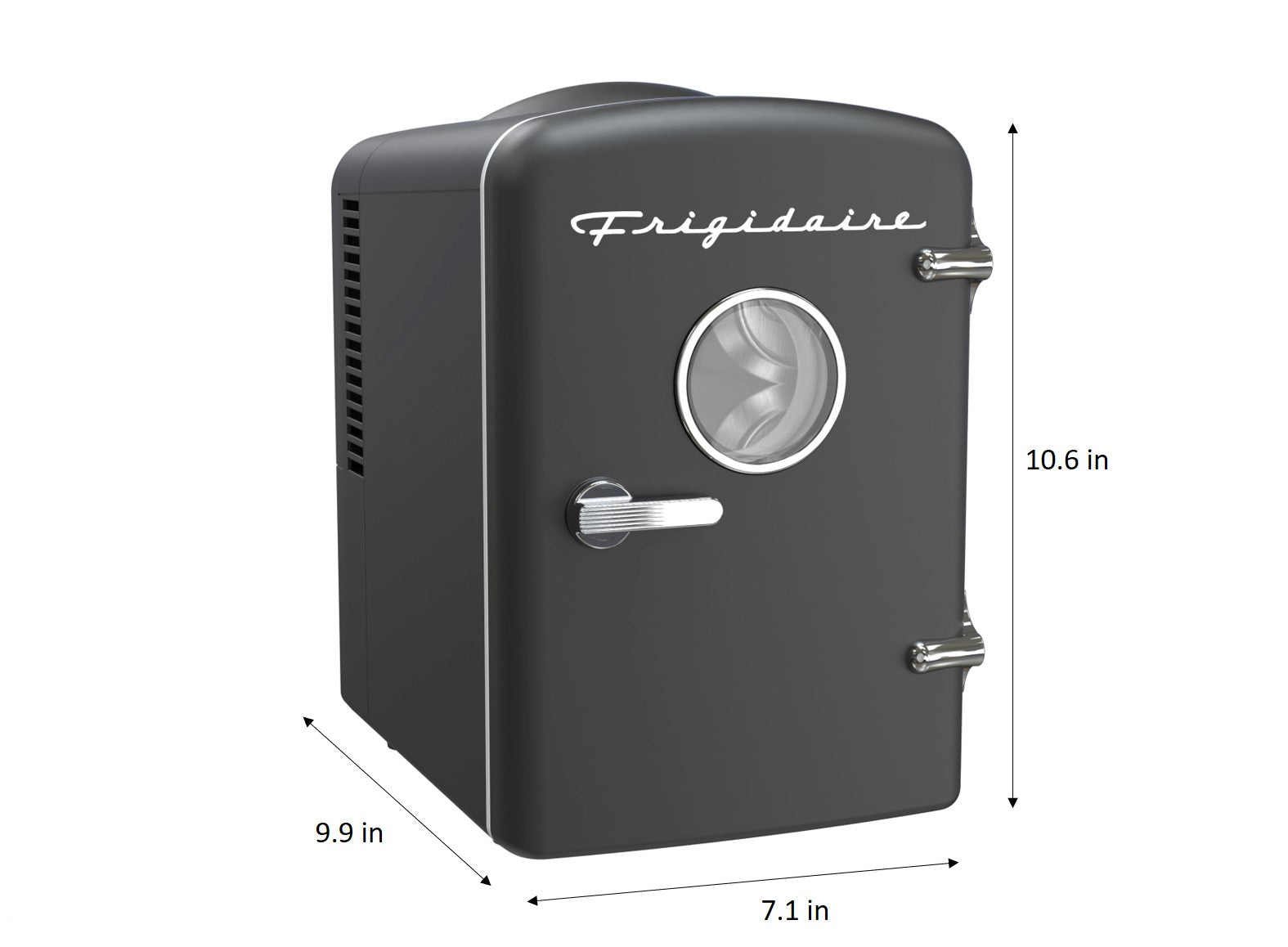 Frigidaire 6 Can/4 Liter Mini Personal Fridge Cooler (Black)