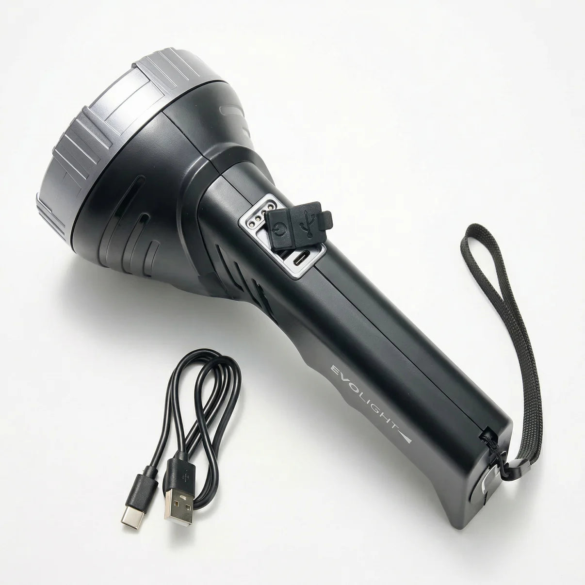 Evolight Rechargeable LED Flashlight with Power Bank