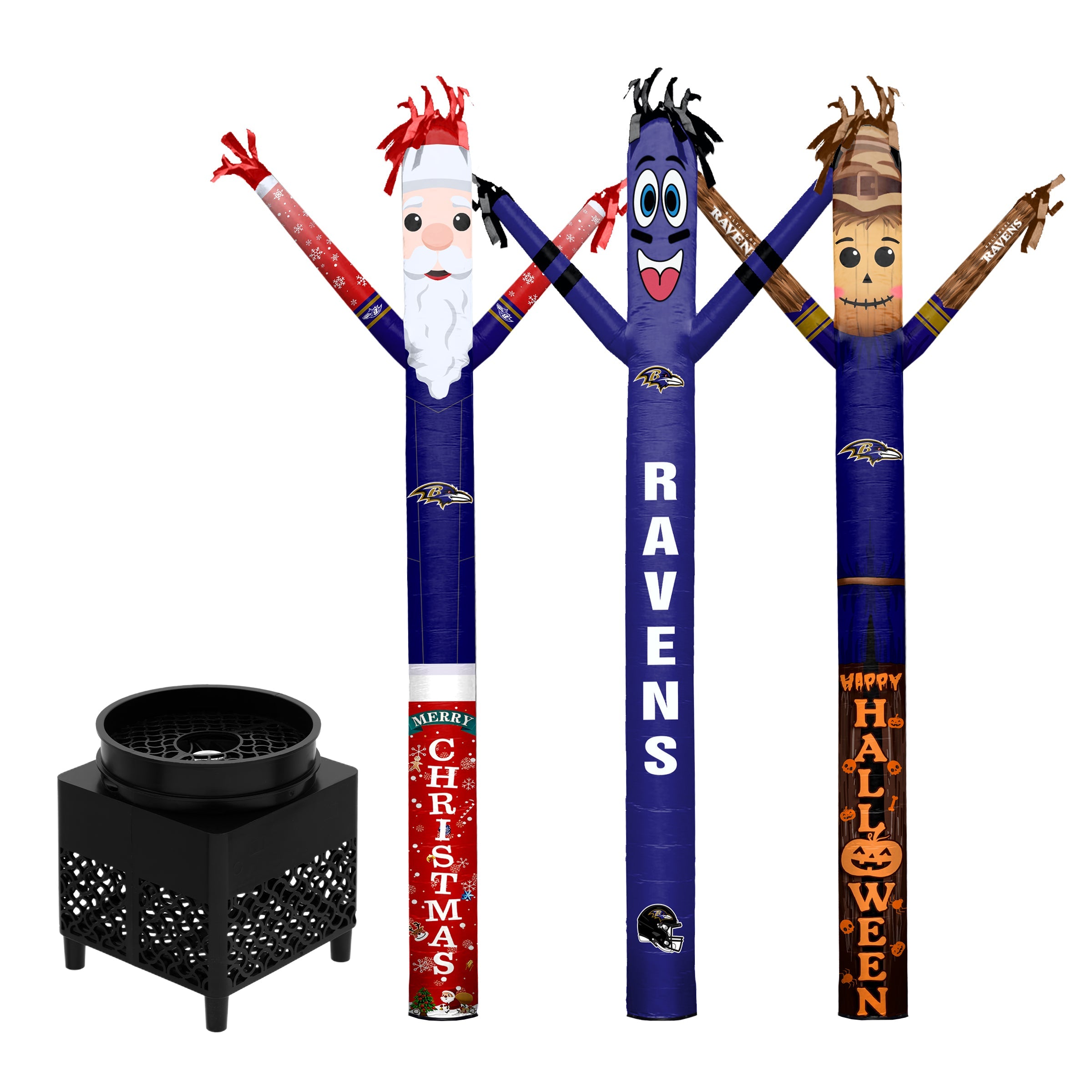 Baltimore Ravens Inflatable Festive Fanz Bundle