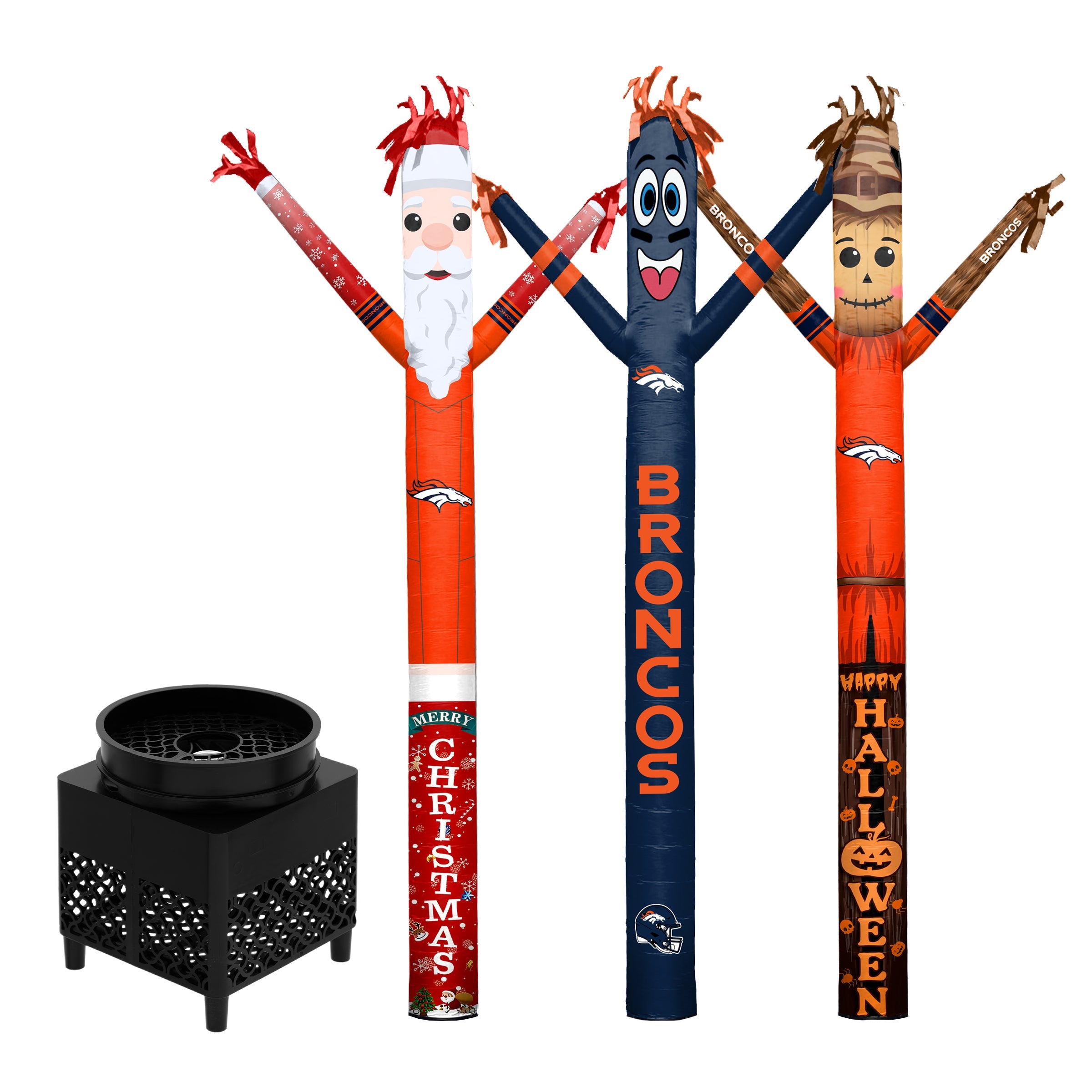 Denver Broncos Inflatable Festive Fanz Bundle