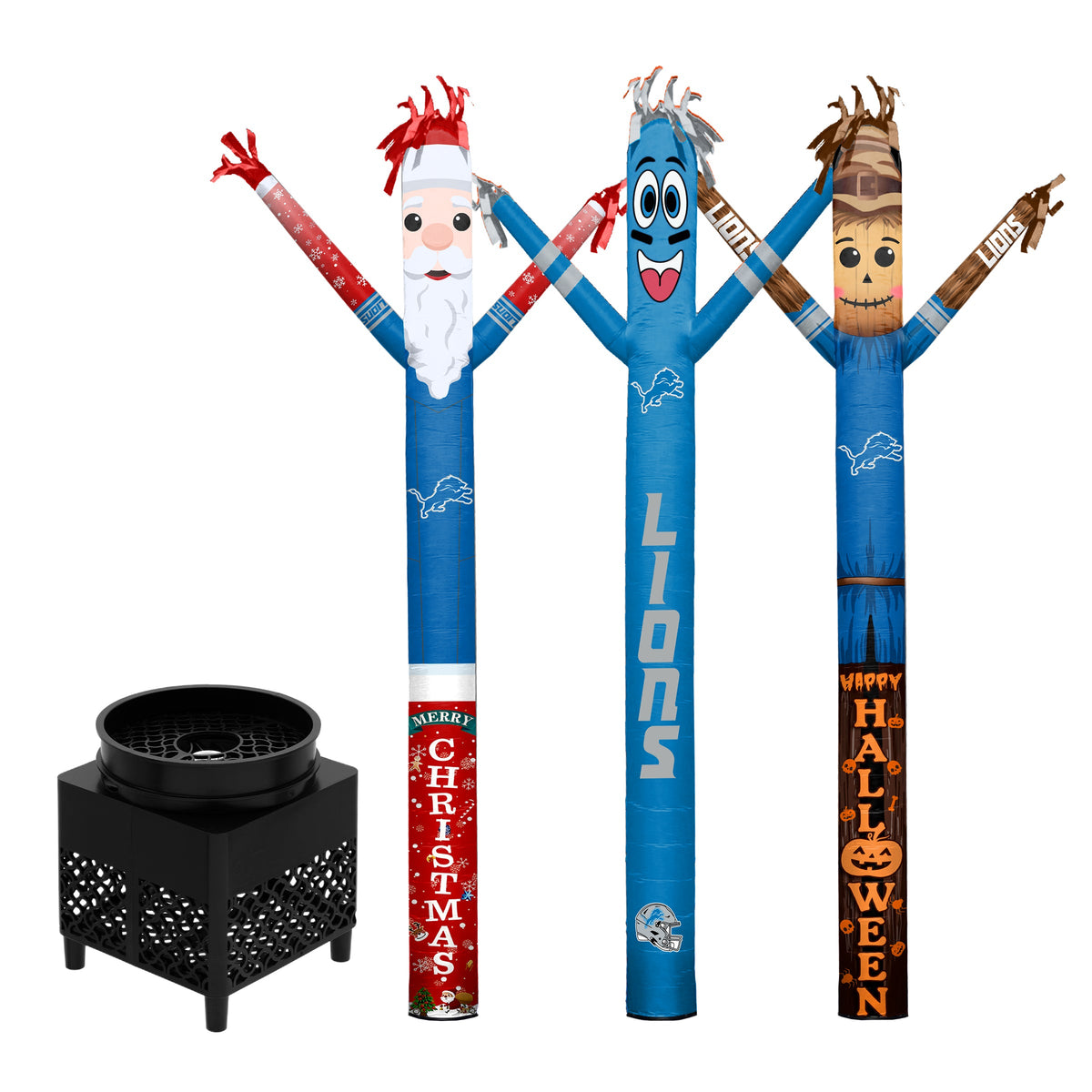 Detroit Lions Inflatable Festive Fanz Bundle