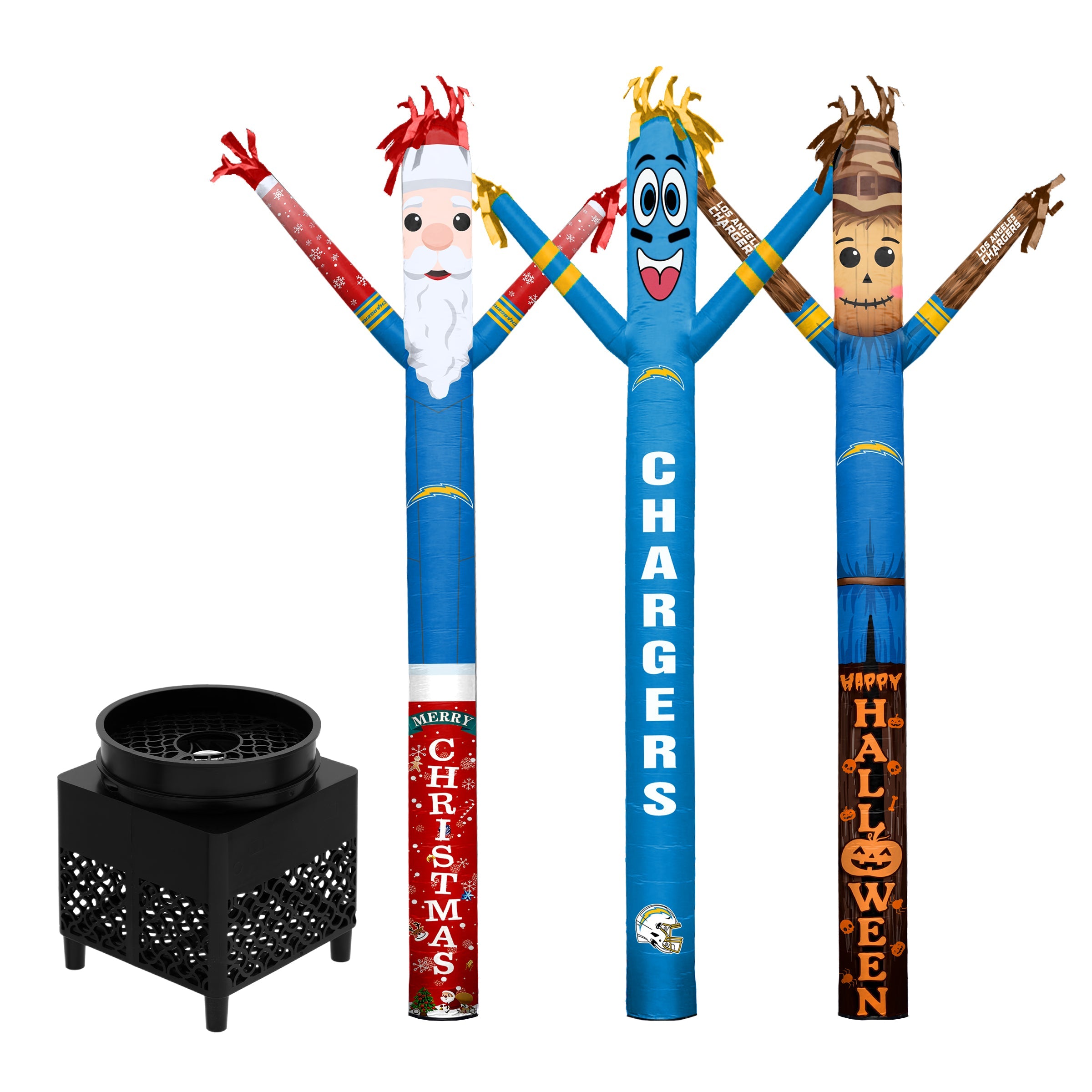 Los Angeles Chargers Inflatable Festive Fanz Bundle