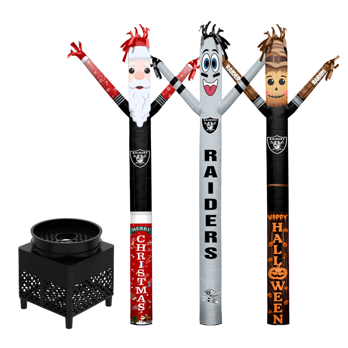 Las Vegas Raiders Inflatable Festive Fanz Bundle
