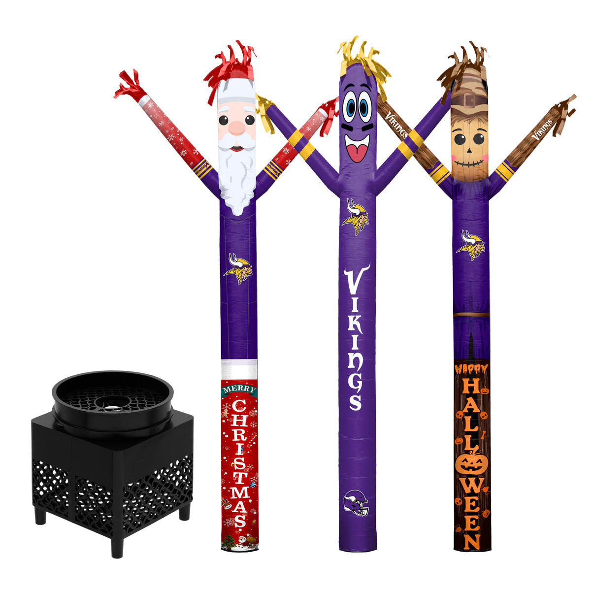 Minnesota Vikings Inflatable Festive Fanz Bundle