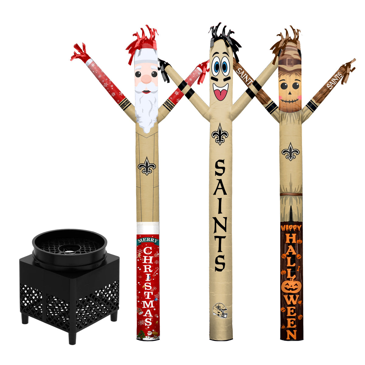 New Orleans Saints Inflatable Festive Fanz Bundle