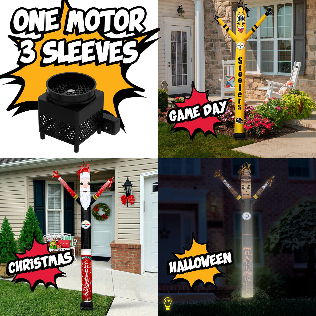 Pittsburgh Steelers Inflatable Festive Fanz Bundle