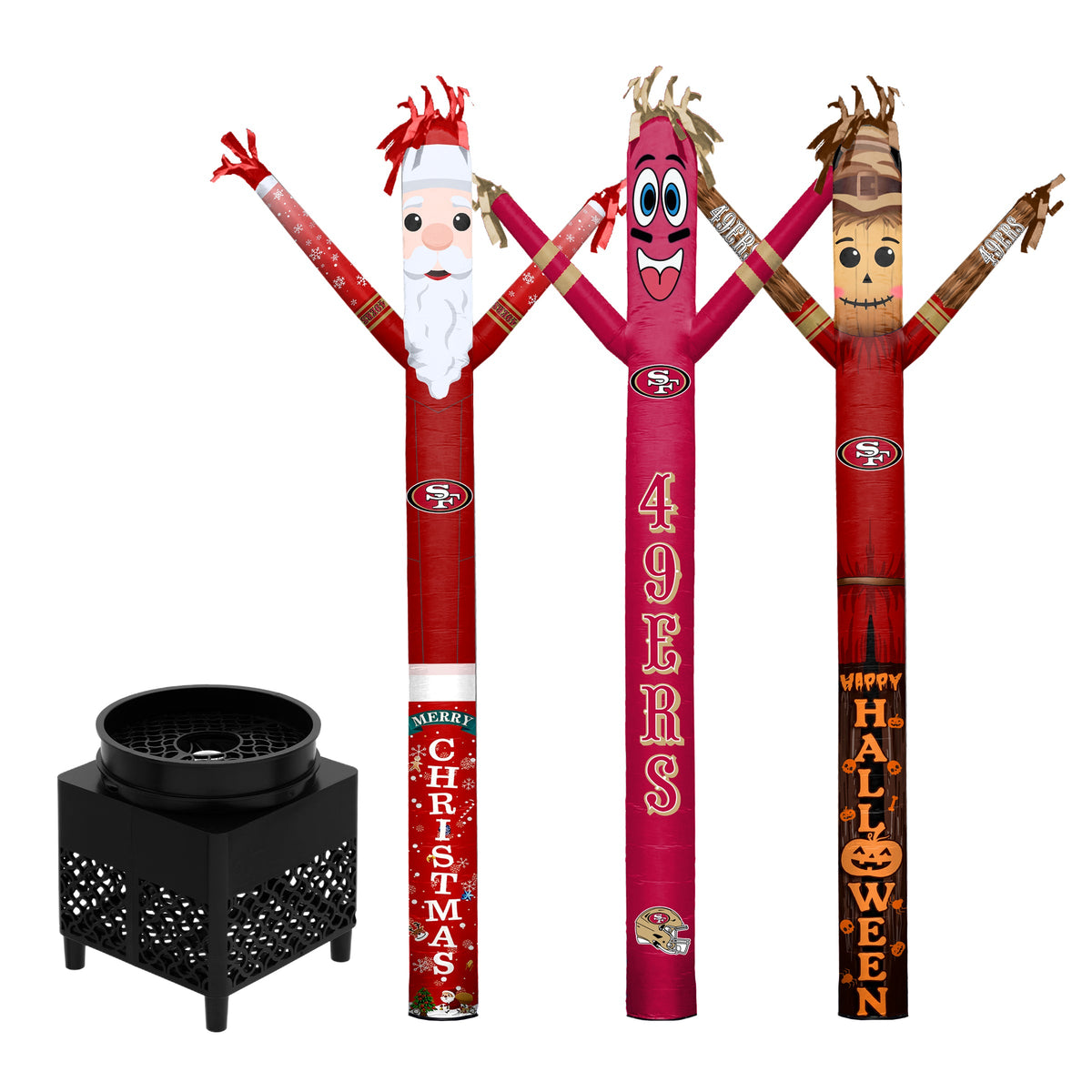 San Francisco 49ers Inflatable Festive Fanz Bundle