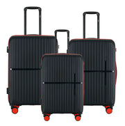 GALA 3-Piece Hardshell Luggage Set - Black