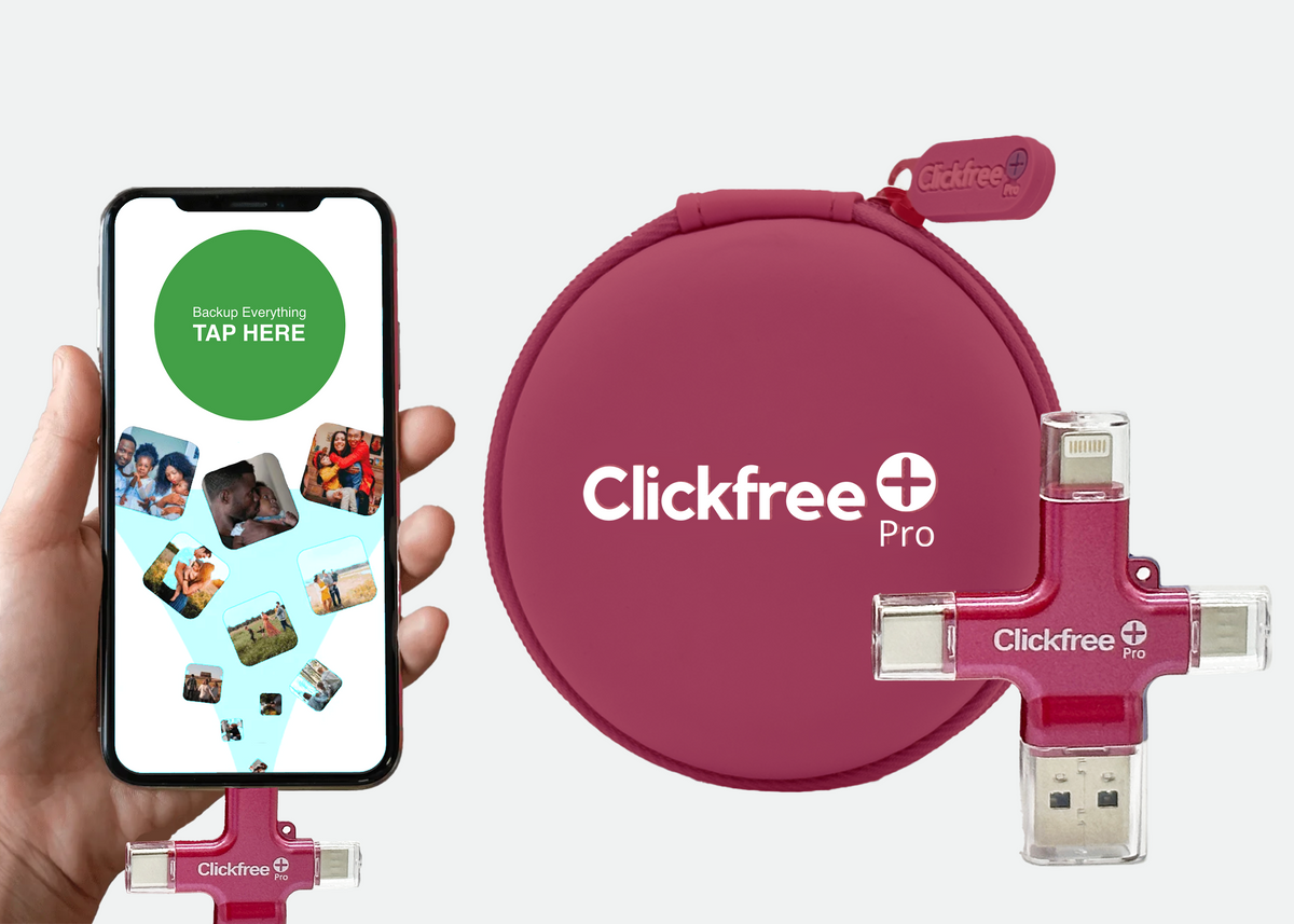 Clickfree Pro 128GB Universal Photo & Video Backup Device – Shop TV Deals