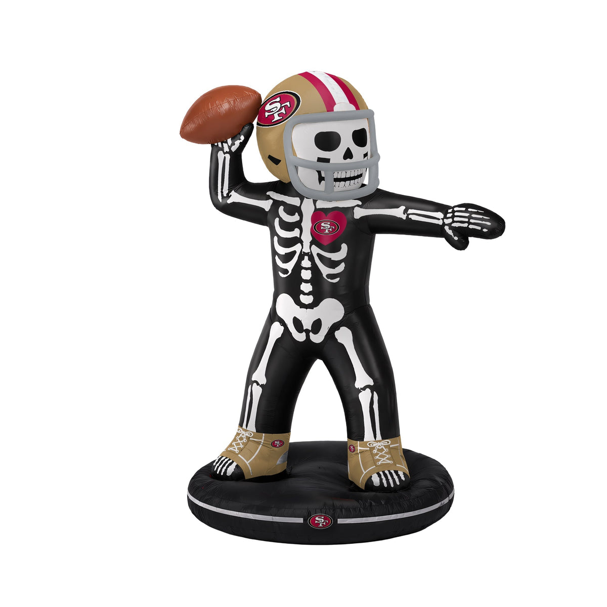 San Francisco 49ers Inflatable Skeleton Quarterback