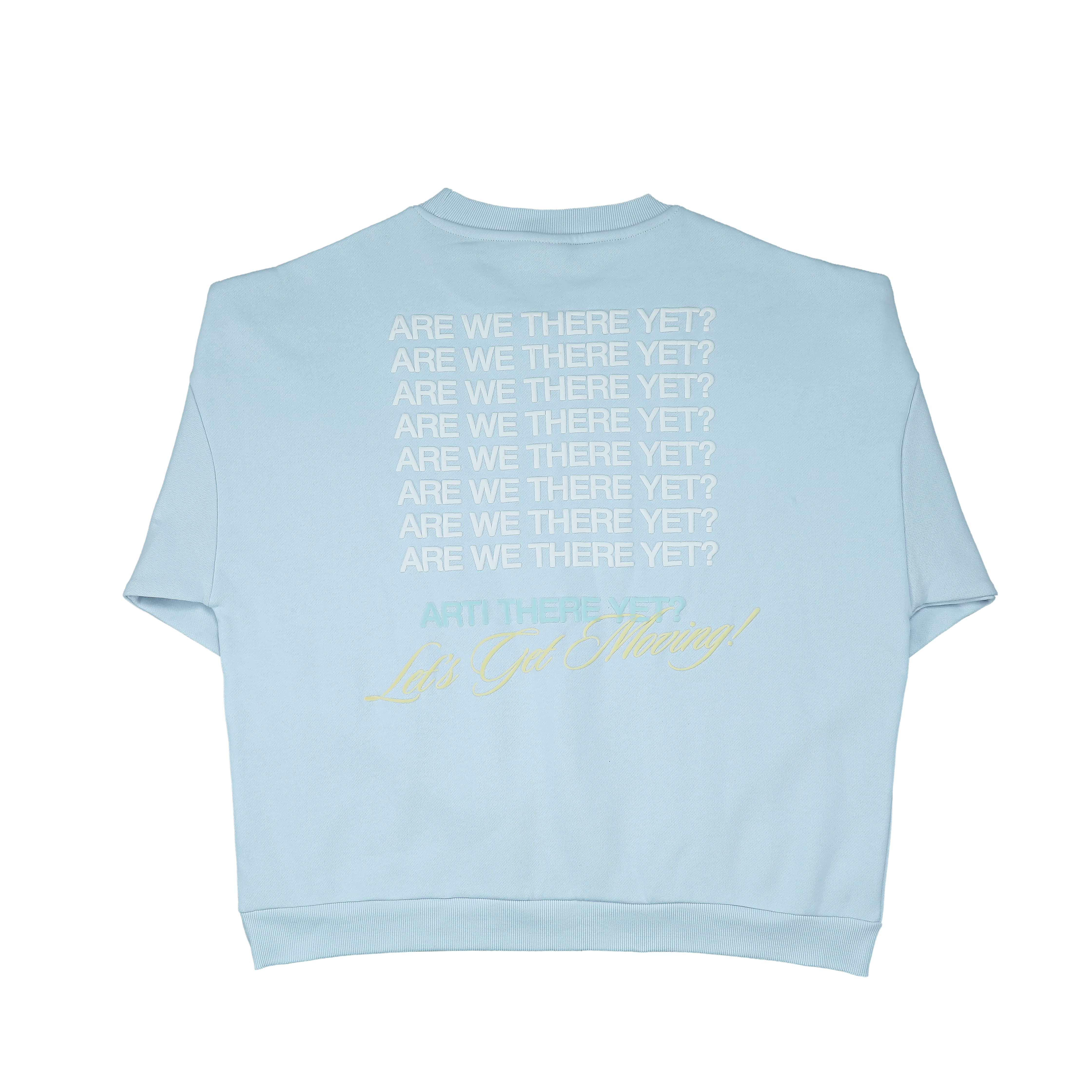 ARTI “Are We There Yet?” Crewneck — Baby Blue
