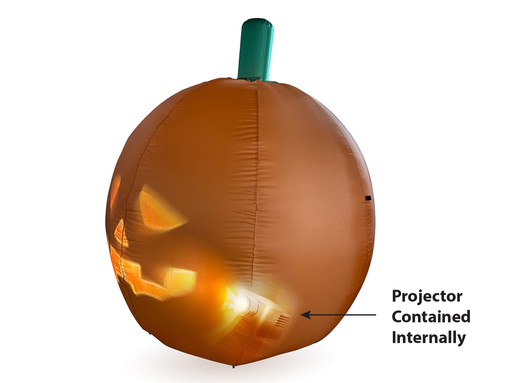 Inflatable Jabberin' Jack Talking Animated Inflatable Pumpkin with Built in Projector & Speaker
