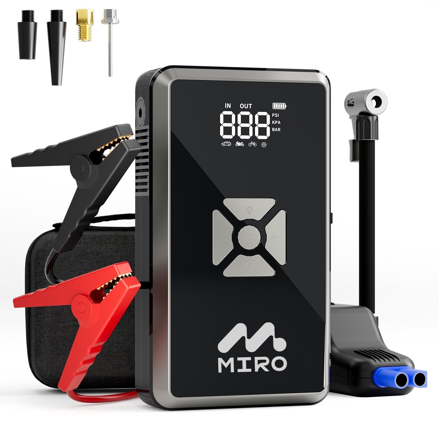 MIRO Jump Starter W/ 150 PSI Air Inflator - Deal