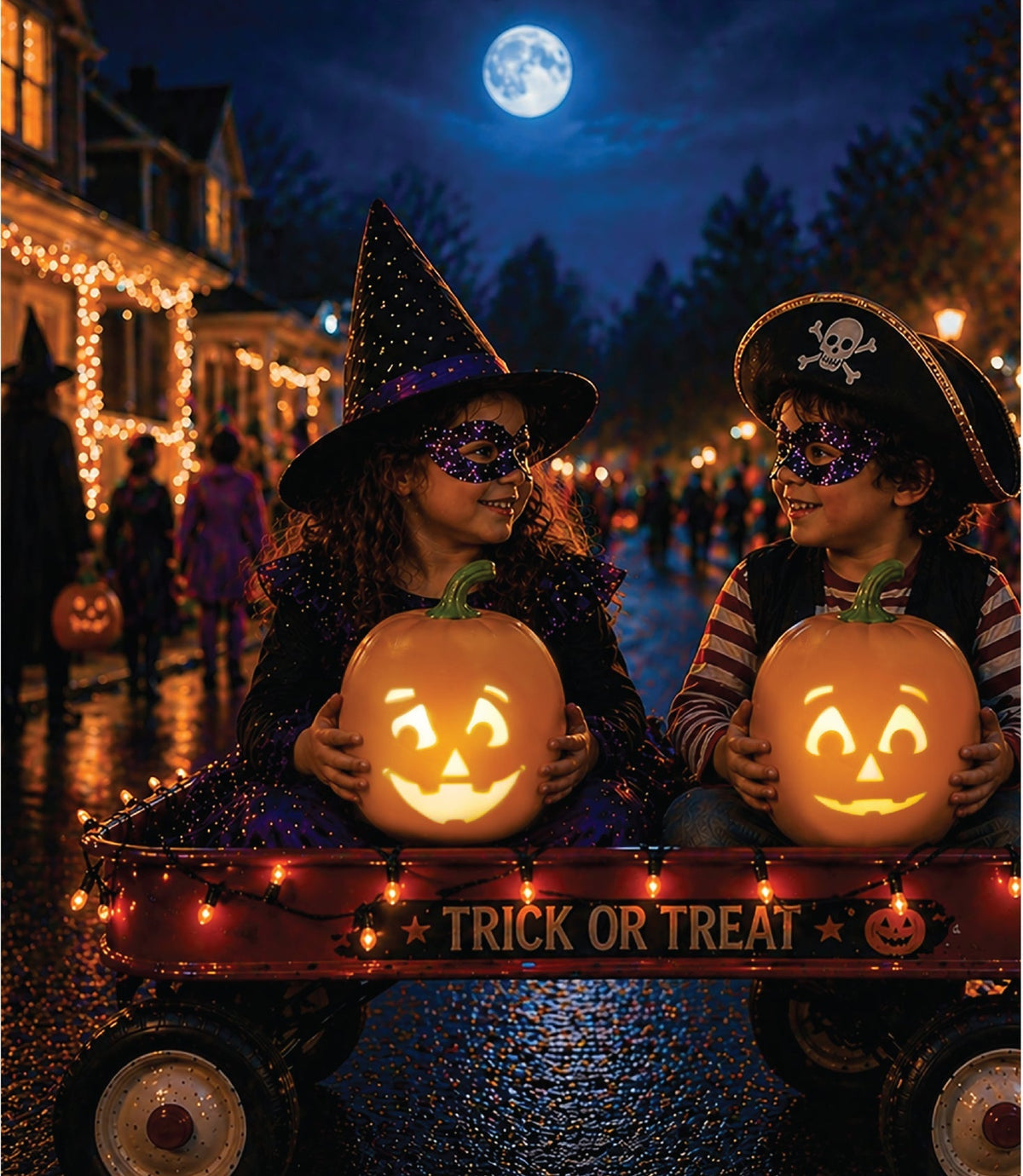 Set of 2 Jabberin’ Jack Jr. Animated Halloween Pumpkin, Talking, Singing & Joking Video Projector