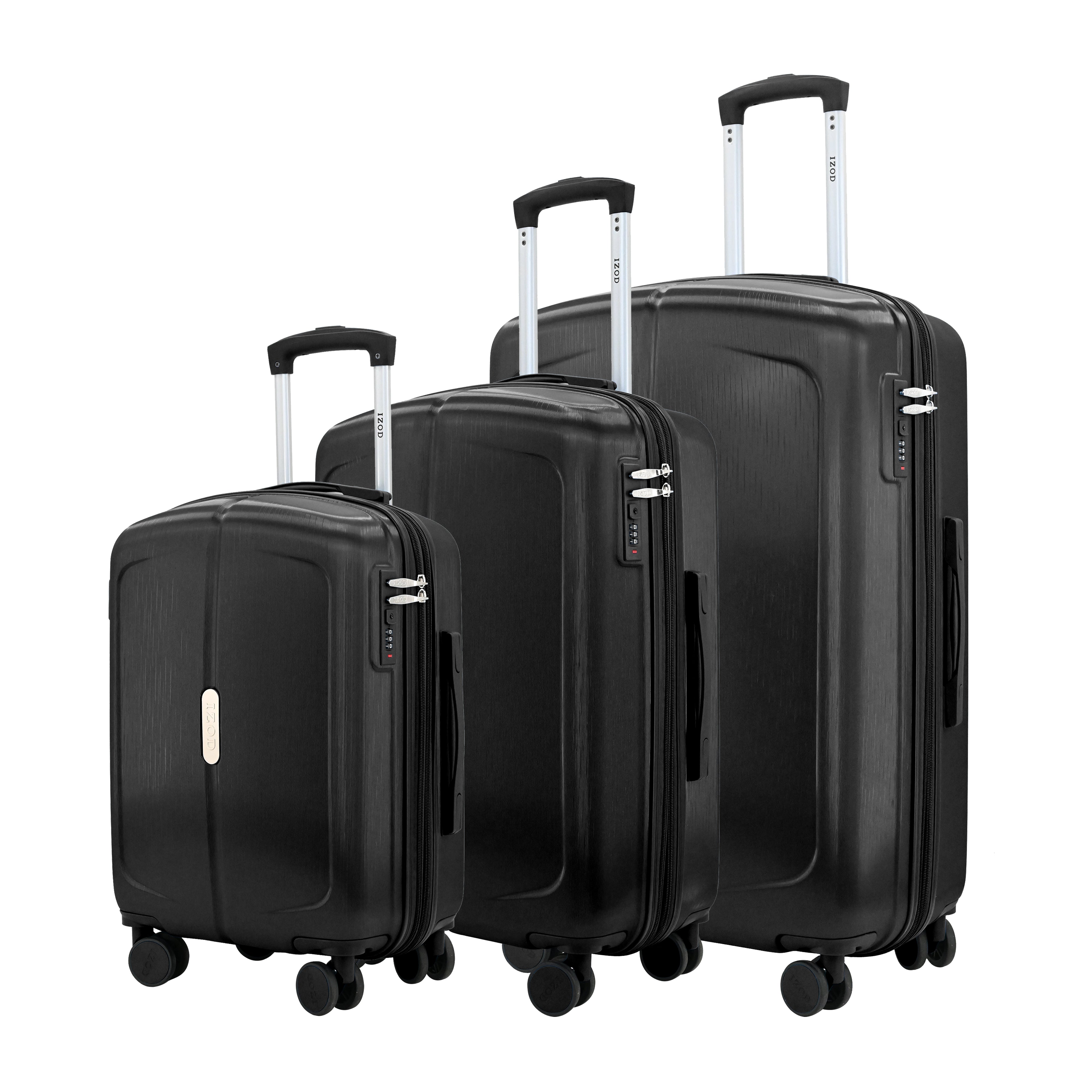 メテオ　セット　アルテマ IZOD Mateo Travel 3 Piece Luggage Set - Durable ABS Hard Shell