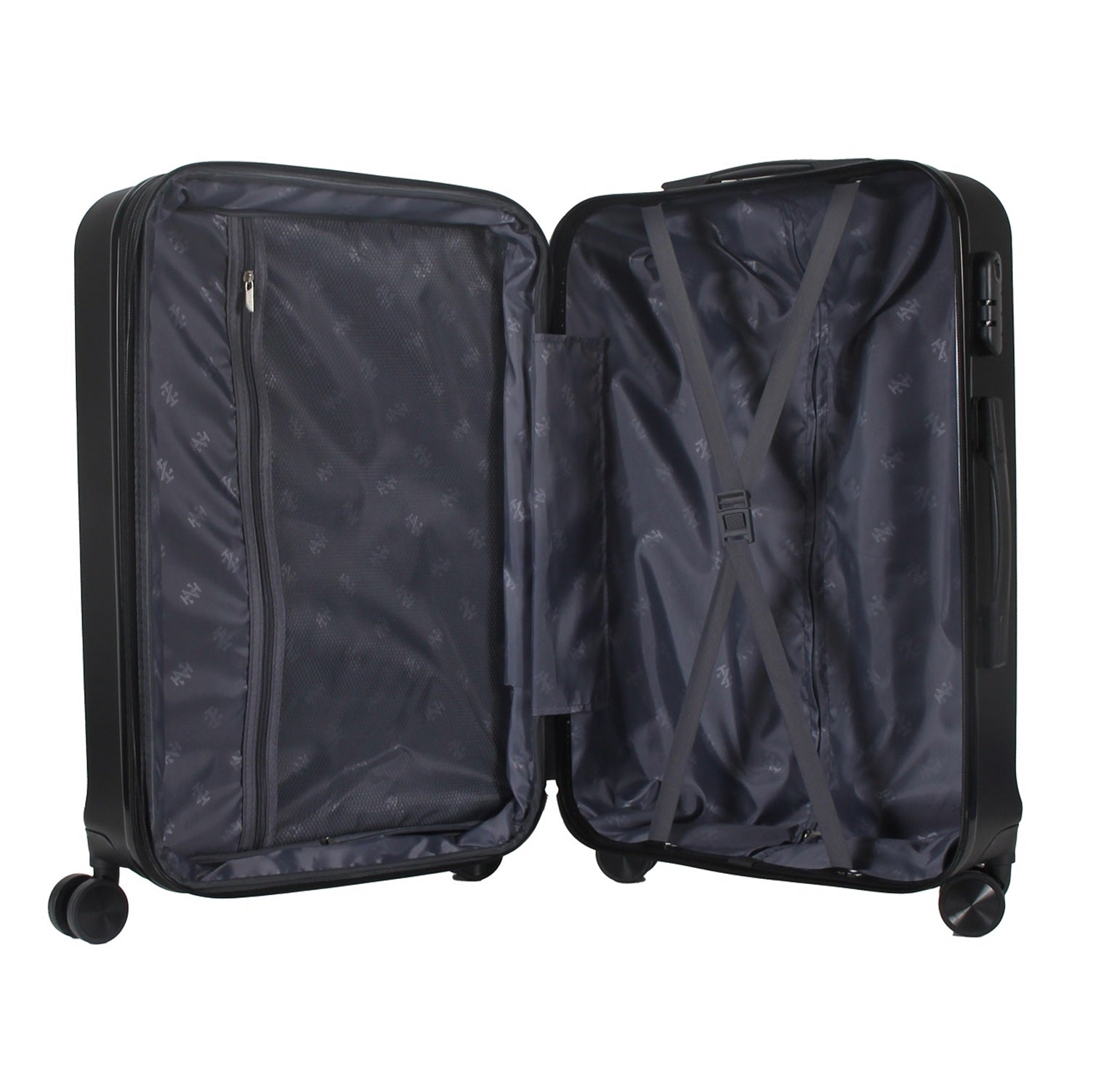 IZOD Zane Expandable ABS Hard Shell Lightweight 3 Piece Luggage