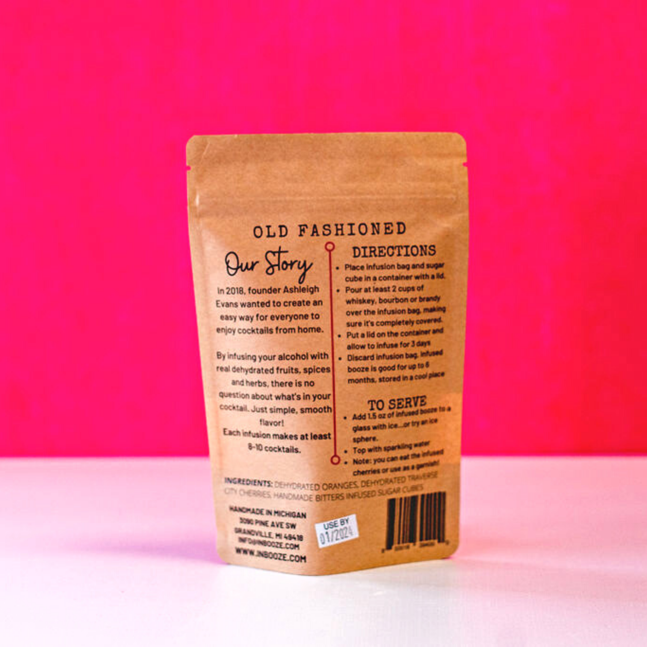 Old Fashioned Alcohol Infusion Cocktail Kit