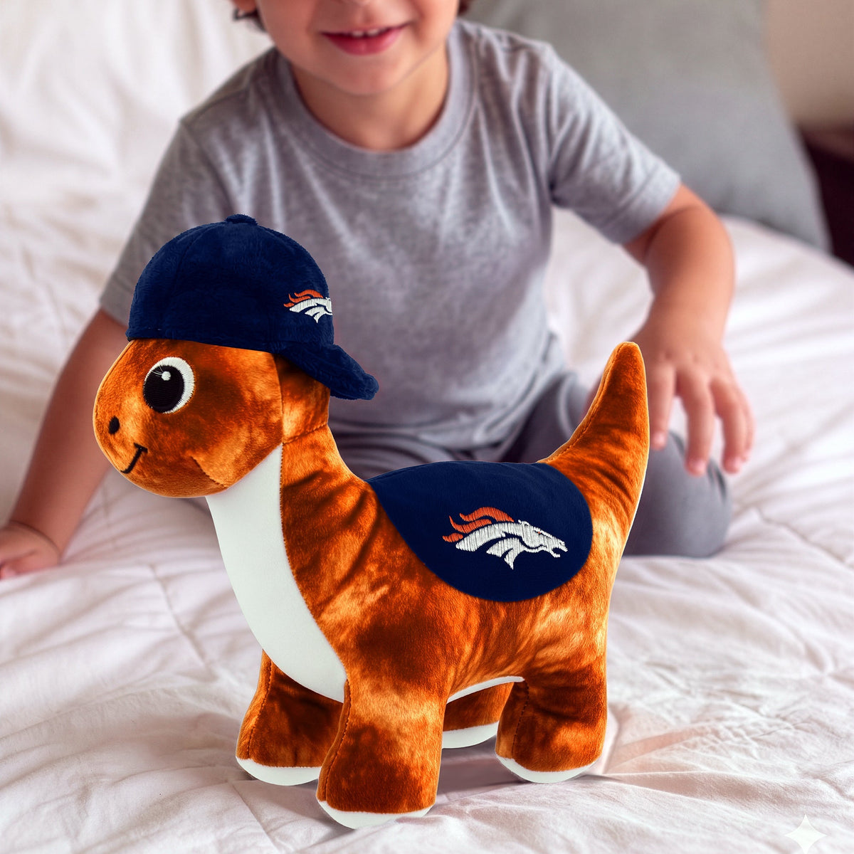 Denver Broncos Fanasaur Huddle Plush