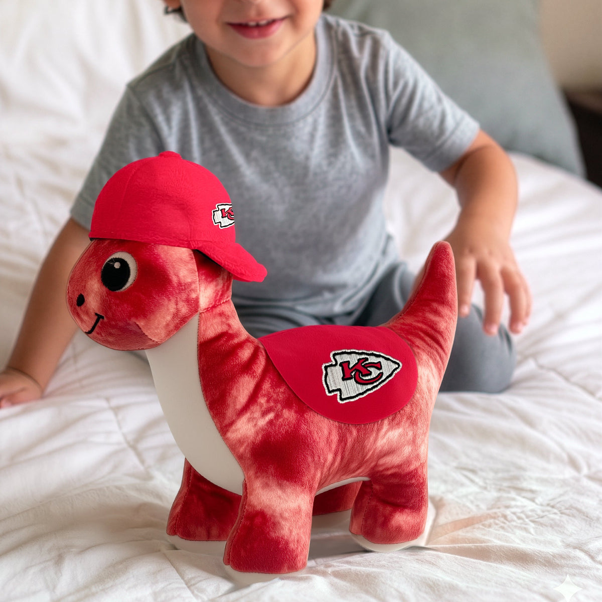 Kansas City Chiefs Fanasaur Huddle Plush
