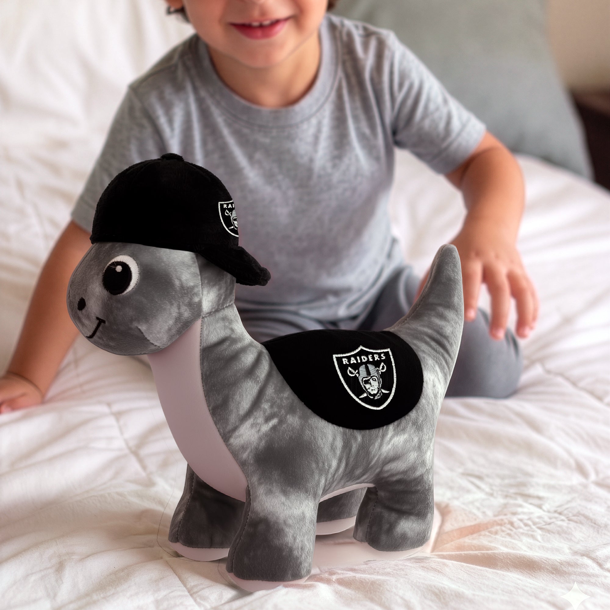 Las Vegas Raiders Fanasaur Huddle Plush
